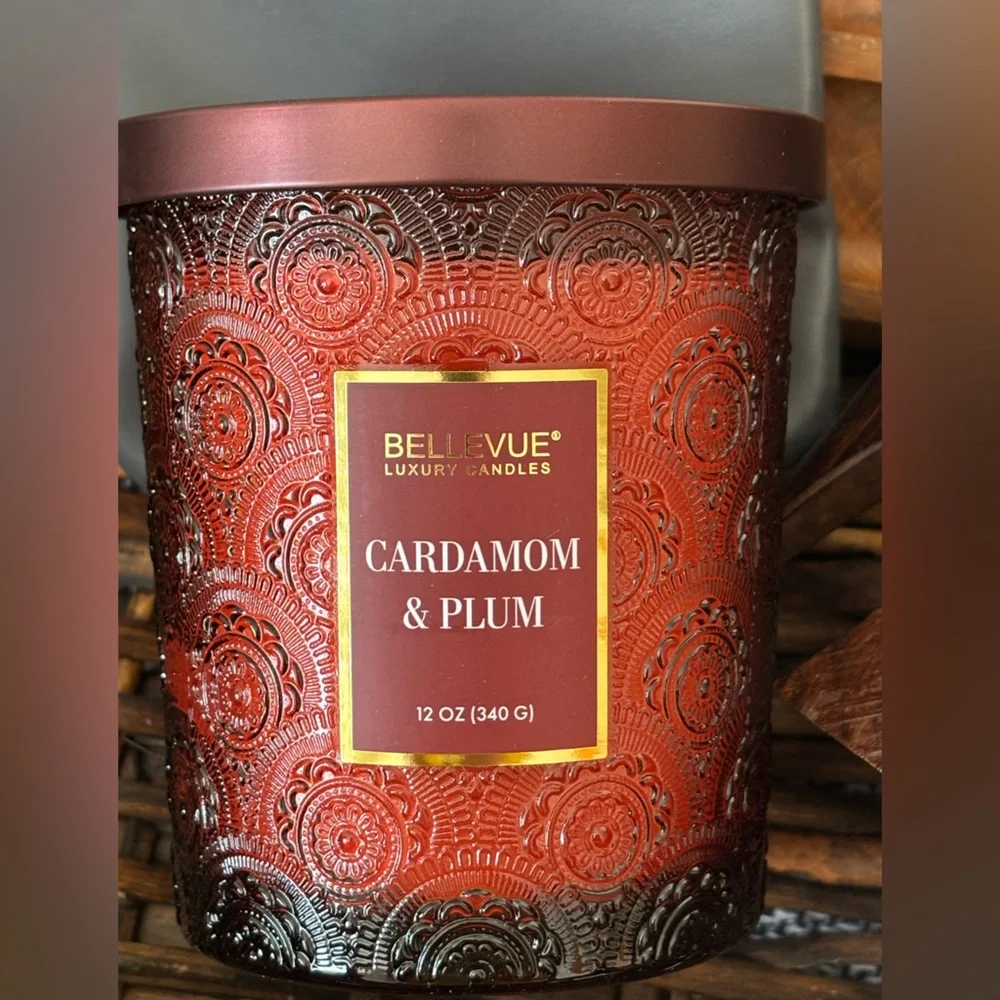 Red and Brown Candle Gift Set - Picture 5 of 11